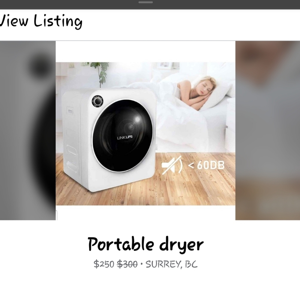 Portable dryer